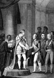 Os ilustres visitantes, 1815.