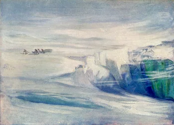 O depósito entre as fendas, c1908, 1909.