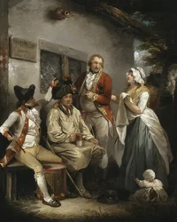 Enganando um recruta, cerca de 1790
