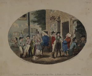 Tavern velho dos chapéus, Uxbridge, 1796