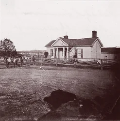 Gabinete do Comissariado Chefe, Chattanooga, ca. 1864.