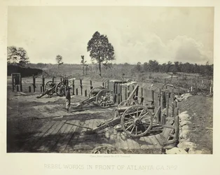 Rebel Works in Front of Atlanta, GA, No. 2, 1864.
