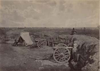Obras dos rebeldes em frente de Atlanta, Geórgia, n.º 4