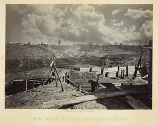 Obras rebeldes em frente de Atlanta, GA, n.º 5