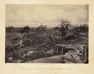 Fortificações rebeldes em frente de Atlanta, Geórgia, n.º 1
