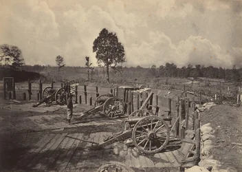 Rebel Works in Front of Atlanta, Georgia No. 2, década de 1860.