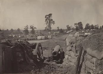 Rebel Works in Front of Atlanta, Georgia No. 3, década de 1860.