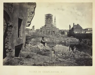 Ruínas em Charleston, SC, 186566.