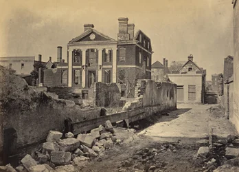 Ruínas da mansão Pinckney, Charleston, Carolina do Sul