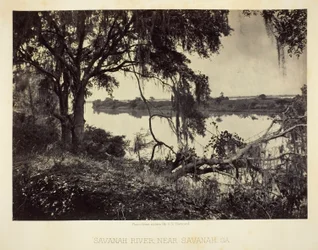 Savannah River, perto de Savannah, GA