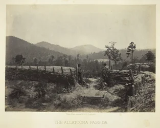 A passagem de Allatoona, GA, 1866.