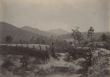 A passagem de Allatoona, Geórgia, década de 1860.