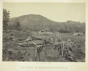 A frente de Kenesaw Mountain, GA