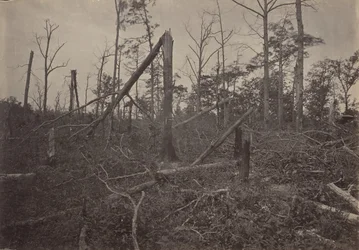 A Igreja Hell Hole New Hope, Geórgia, década de 1860.