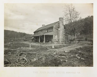 A casa de John Ross, Ringgold, Geórgia