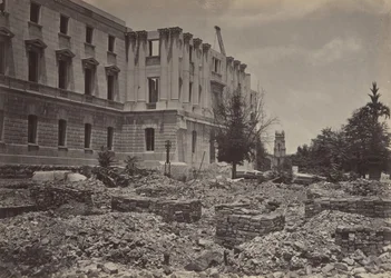 O Novo Capitólio, Columbia, Carolina do Sul, década de 1860.