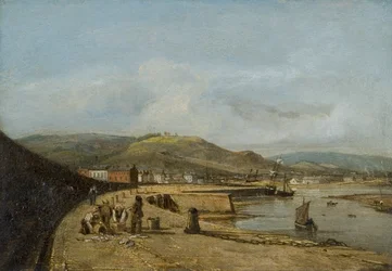 "Swansea from the west pier", 1820