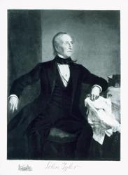 John Tyler, 10º Presidente dos Estados Unidos da América, pub. 1901 (fotogravura) (ver também 102588)