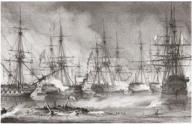 A Batalha Naval de Navarino em 20 de outubro de 1827, 1828