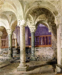 Cripta de São Nicolau Giornico, Cantão do Ticino, Suíça