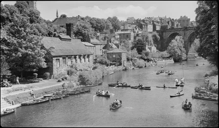 O rio Nidd em Knaresborough