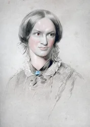 Charlotte Bronte, romancista inglês, 1850.