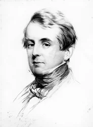 Sir William Heathcote, gravado por Joseph Brown, 1847