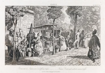 Boulevard Des Italiens, c.1821 (gravura)