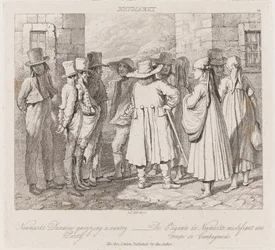 Dandies, Neumarket, c.1821 (gravura)