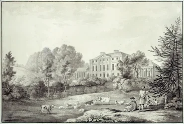 Uma Vista de Kenwood (lápis sobre papel)