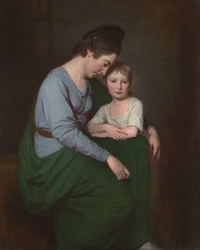 Anne Wilson e a sua filha, Sybill