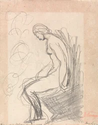 Mulher nua sentada (Hygeia at Doctor Graham