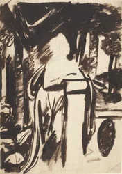 Esboço para o retrato de Lady Elizabeth Monson
