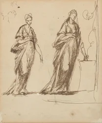Duas figuras femininas