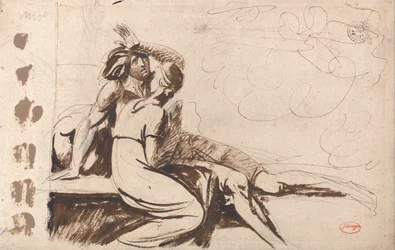 Dois amantes (Homem que desperta de um sonho)
