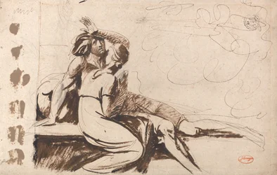 Dois Amantes (O Homem a Acordar de um Sonho)