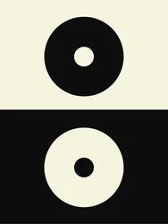Yin e Yang boémios, século XXI (ilustração)