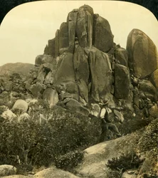 Cathedral Rock, Buffalo Ranges, Victoria, Austrália, c1909.