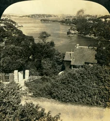 Mosmans Bay, Sydney, Austrália, c1909.
