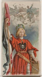 Batalha de Sedan, Alemanha, da série Holidays N80 para cigarros da marca Duke, 1890., 1890.