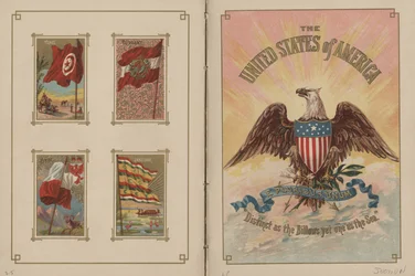 Bandeiras de todas as nações e dos Estados Unidos da América - Páginas 25 e 26, 1887