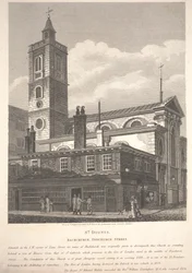 St. Dionis, Backchurch, Fenchurch Street, gravada por William Wise