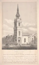 St. Mary Le Bow, gravada por William Wise