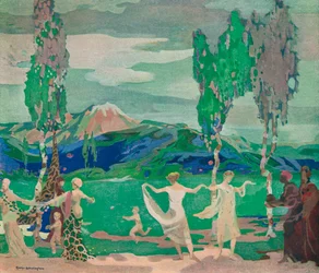 Os campos do avatar, século c20th 1914-1915