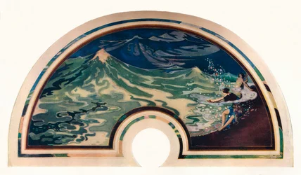 A onda, c1914.