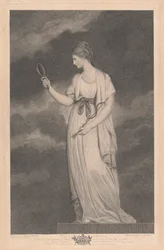 Janela Oeste da Capela, New College Oxford: As Virtudes - Prudência