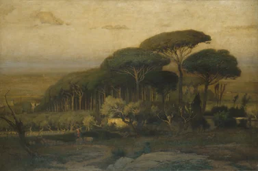 Bosque de Pinho da Villa Barberini, 1876