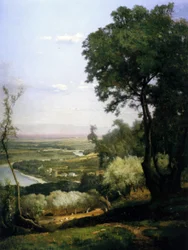 Vista de Perugia, Itália
