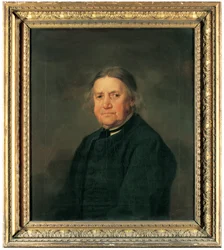Retrato de Thomas Smith, o banqueiro, meio comprimento, com um casaco verde