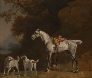 Estudos para ou após "O terceiro Duque de Richmond com a caça a Charleton Hunt"